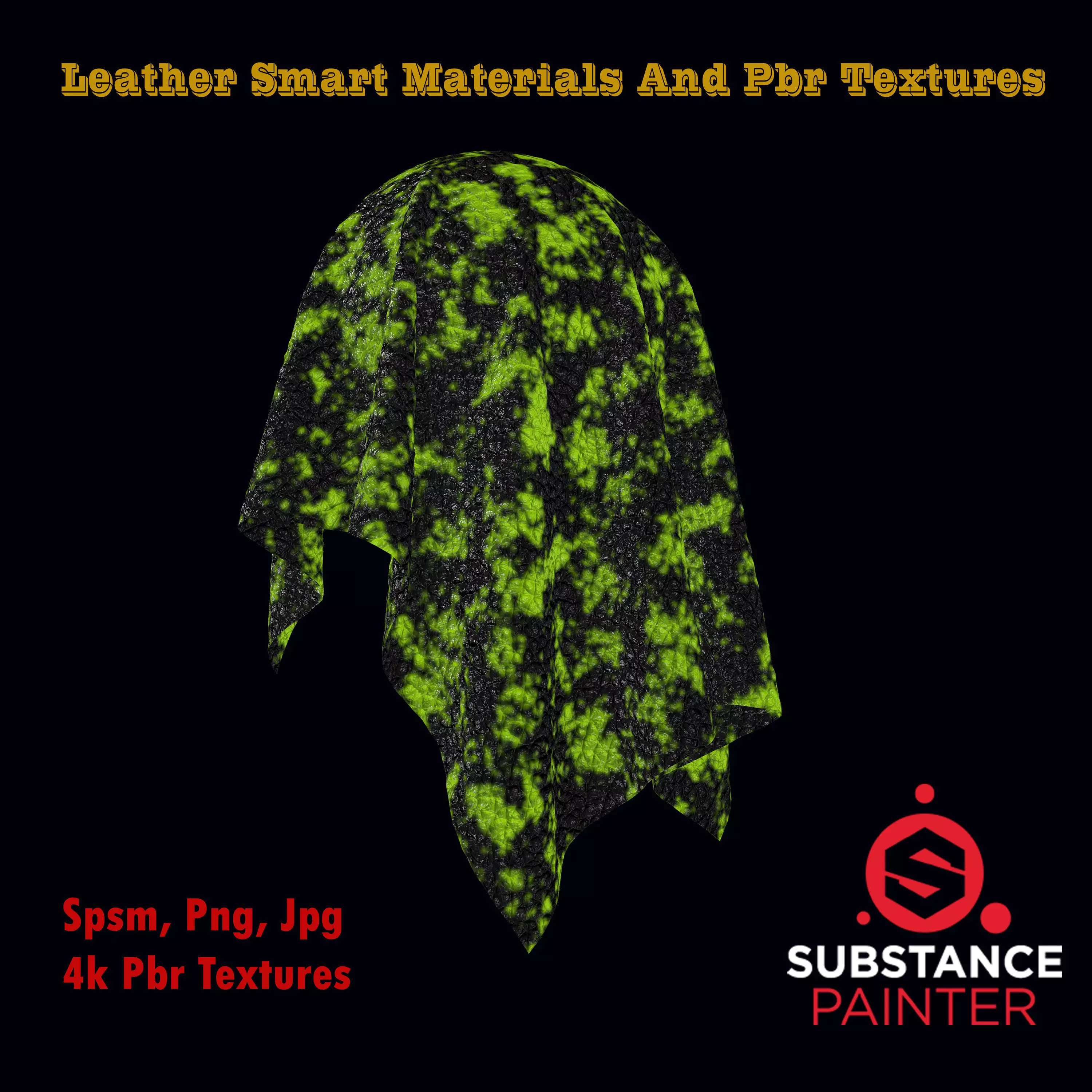 Leather Smart Material and PBR Textures Texture_0
