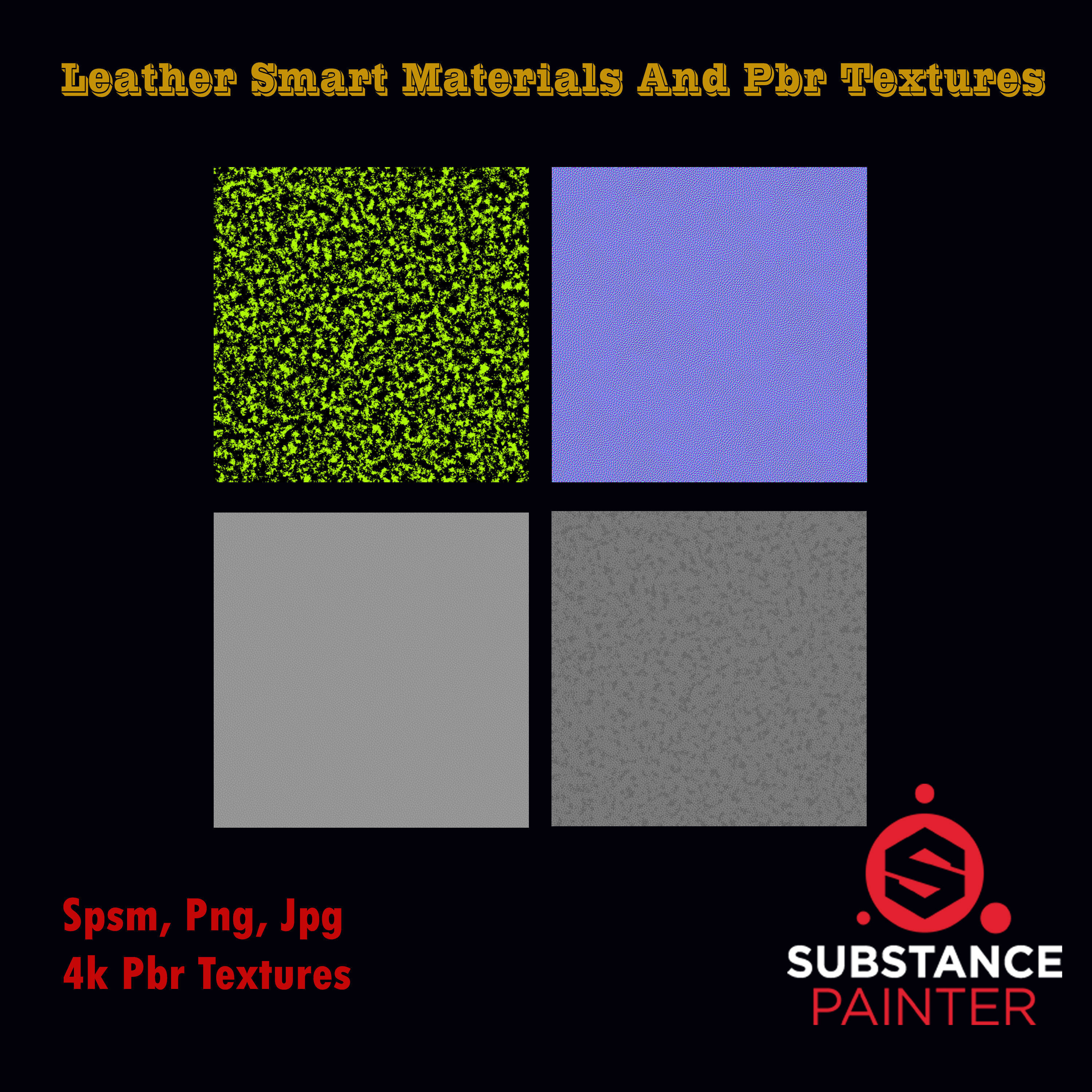Leather Smart Material and PBR Textures Texture_1