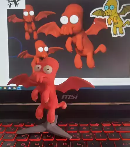 Zoidberg bort model for printing 3D print model