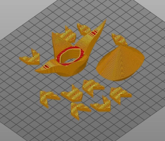 Spiked Dagger - 405mm in length - just under 16 inches in length 3D print model_6