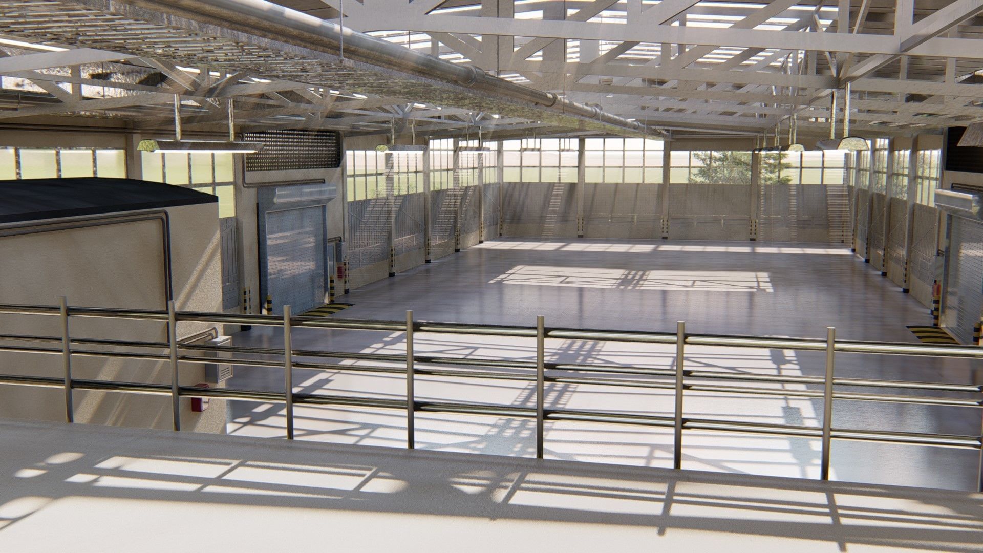 Warehouse 3D model_1