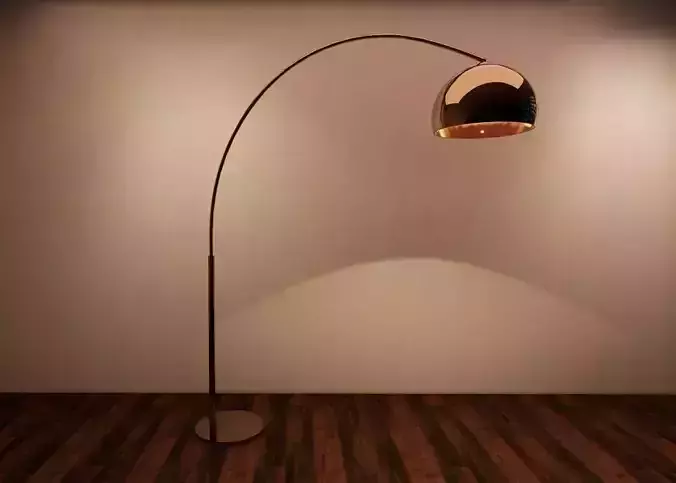 Arc floor lamp -Revit 2018-  Free 3D model