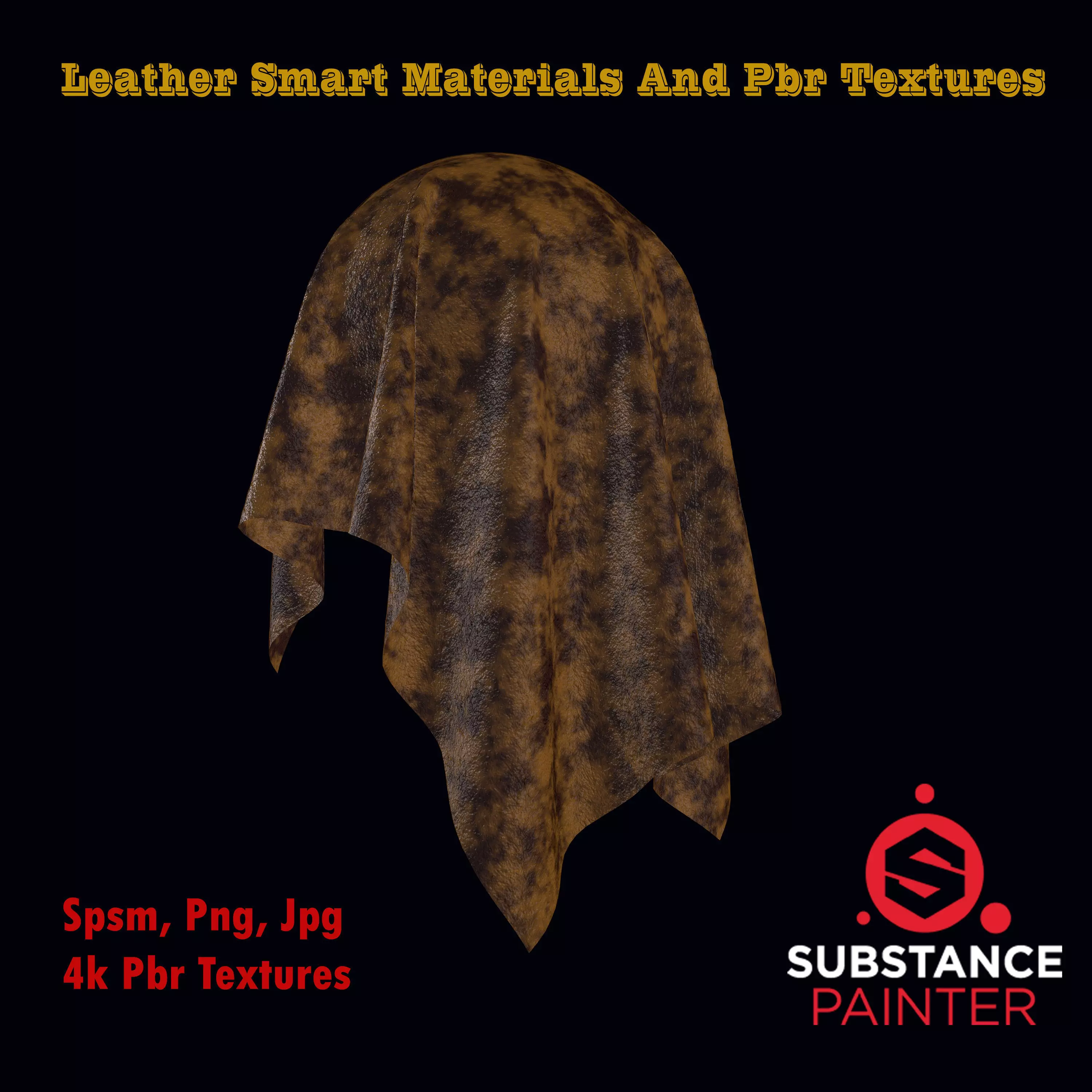 Leather Smart Material and PBR Textures Texture_0