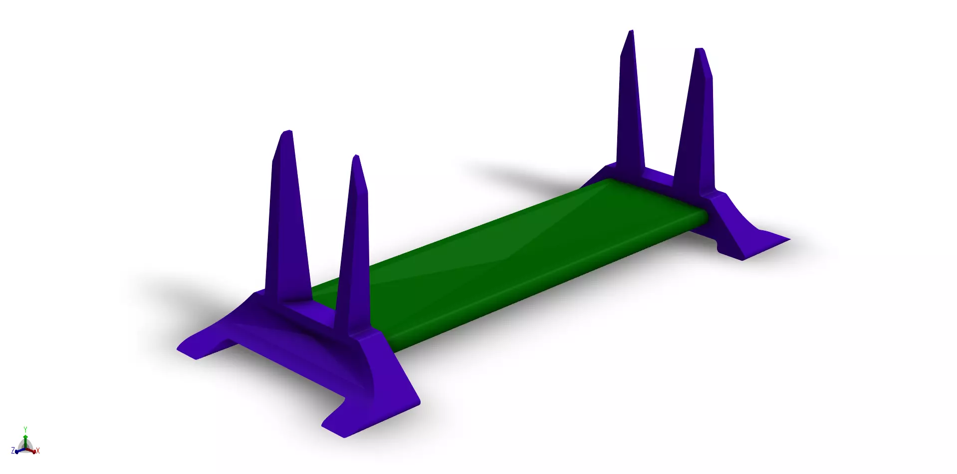 Spiked Dagger Stand Free 3D print model