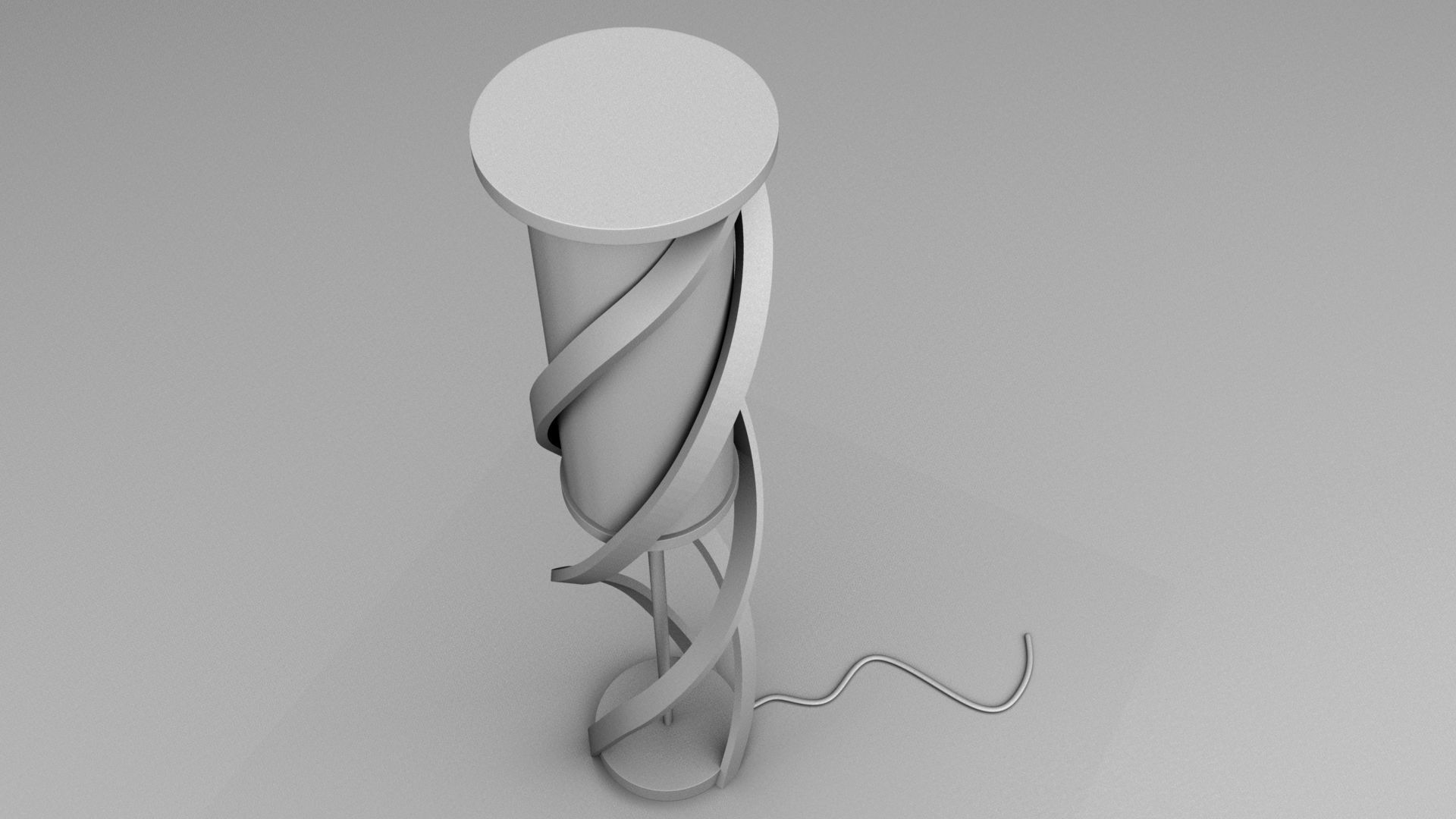 Table lamp 3D model_15