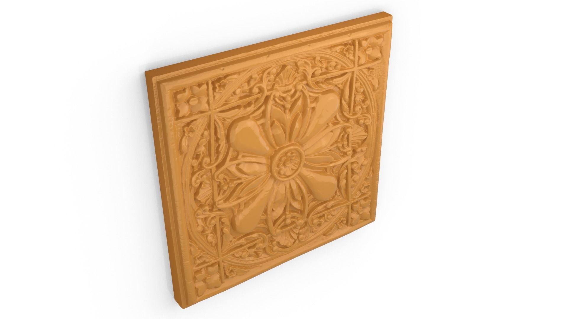 Classic decor ornament v-3D model 68 3D model_4