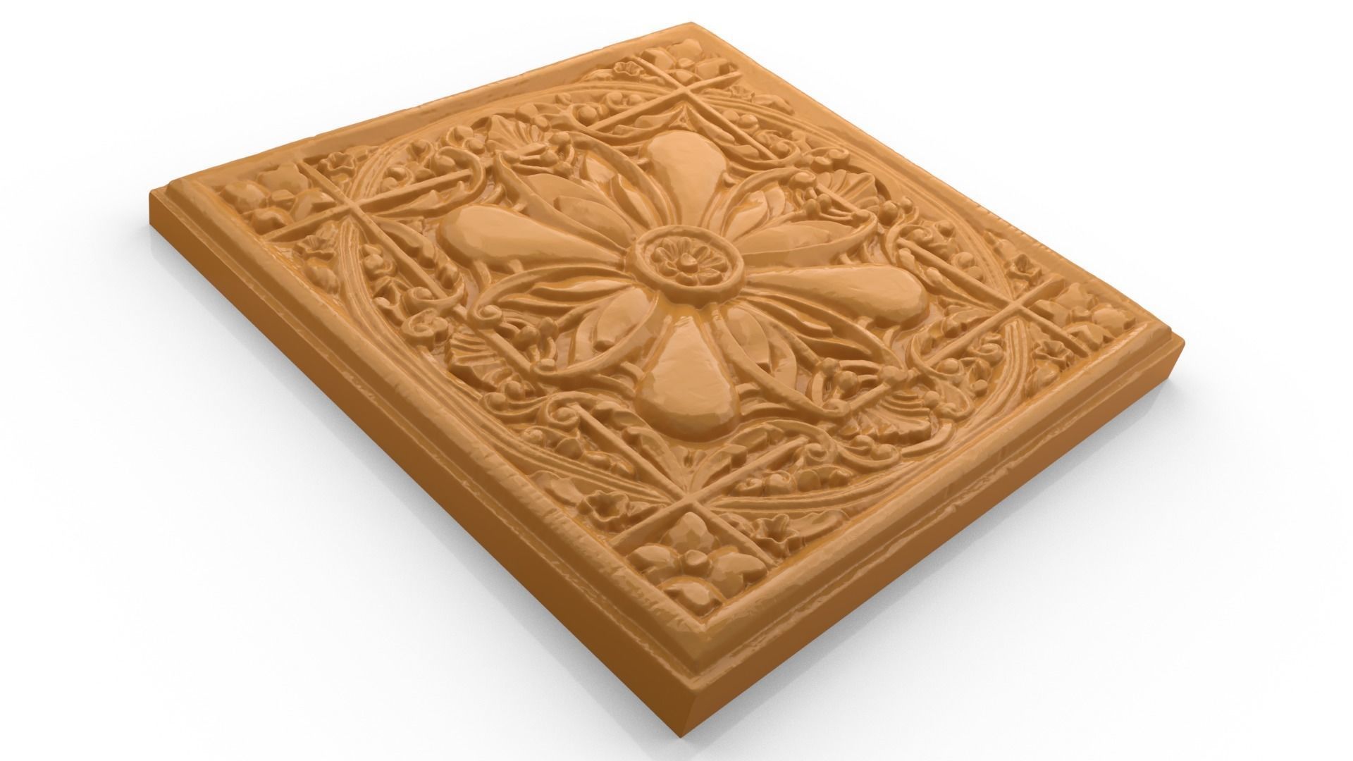 Classic decor ornament v-3D model 68 3D model_1