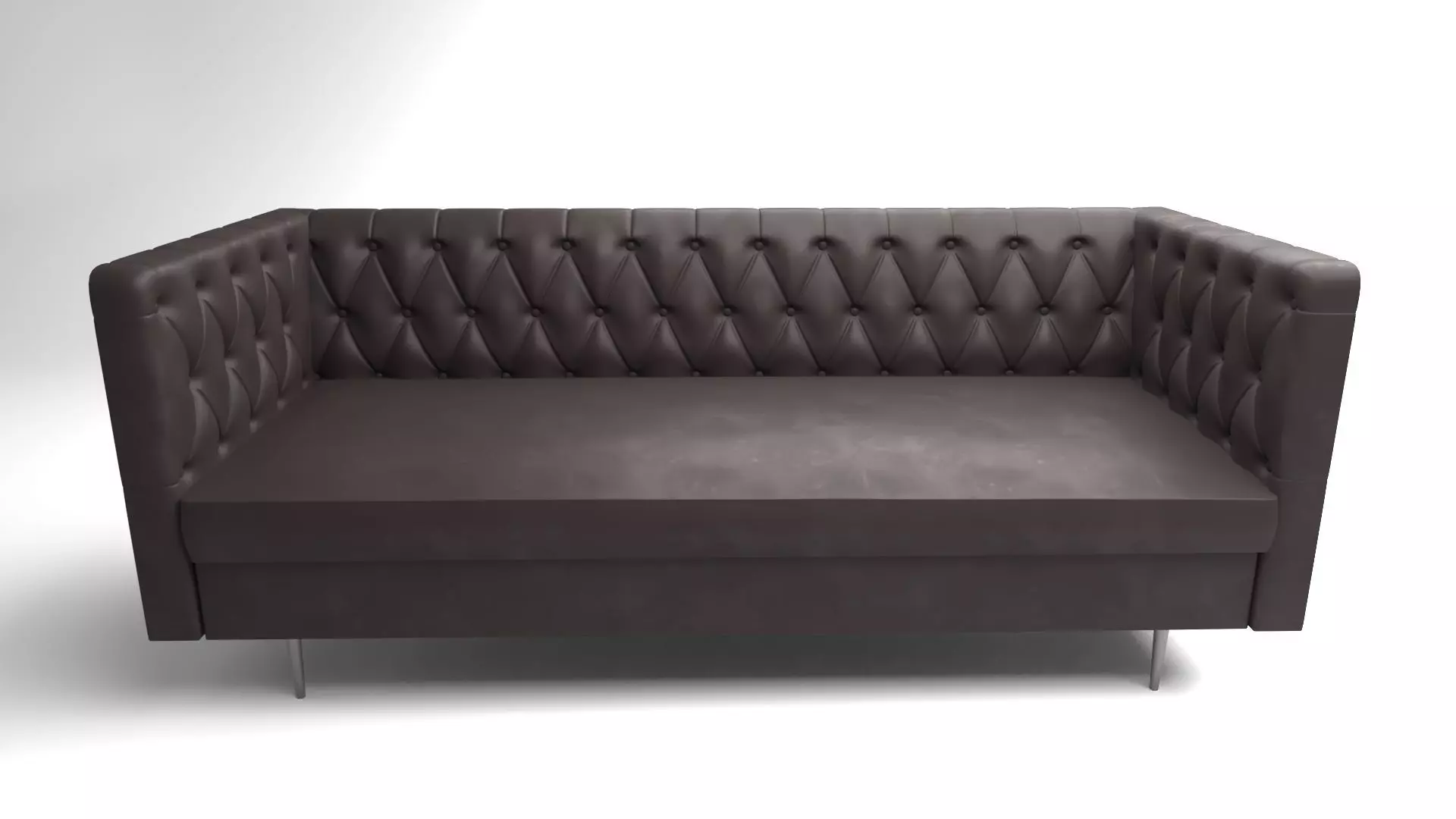 Chester sofa brown materail luxery furniture Free 3D model