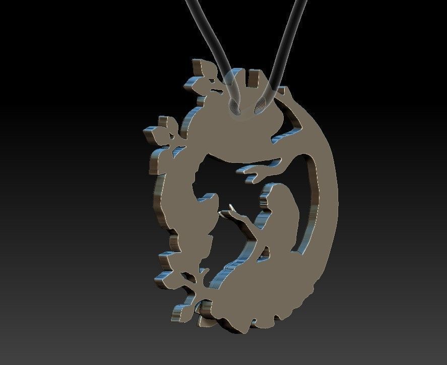 Alice and the Cheshire Cat 3D print model_10