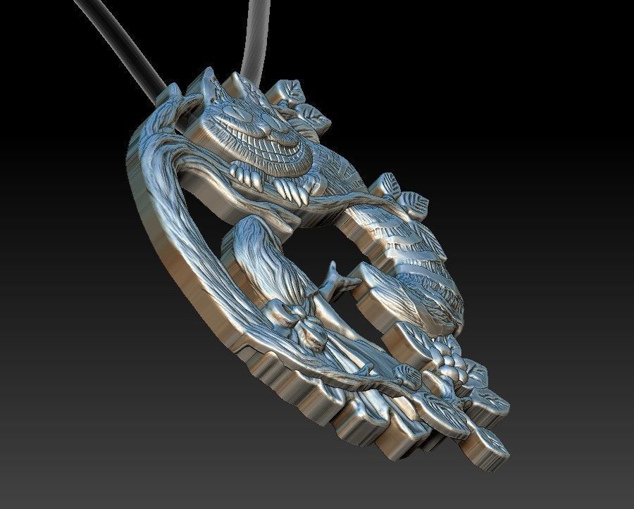 Alice and the Cheshire Cat 3D print model_31