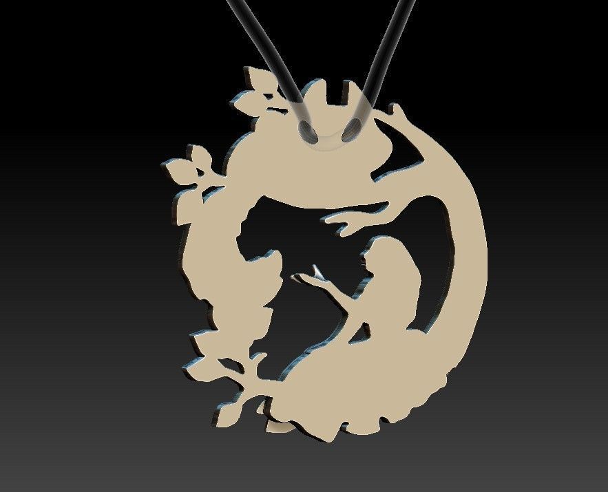 Alice and the Cheshire Cat 3D print model_11