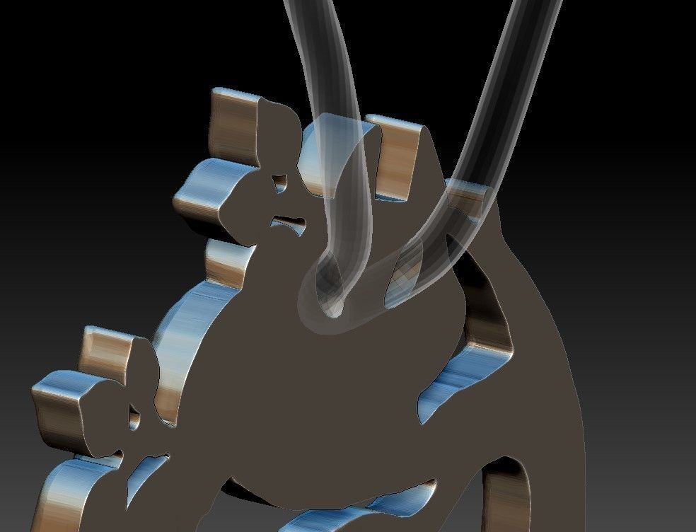 Alice and the Cheshire Cat 3D print model_23