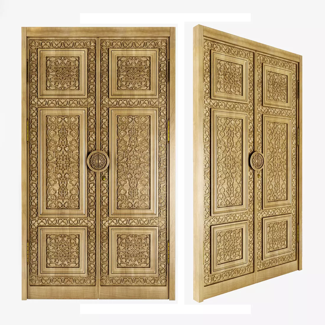 Oriental Arabic Door 3D model_0