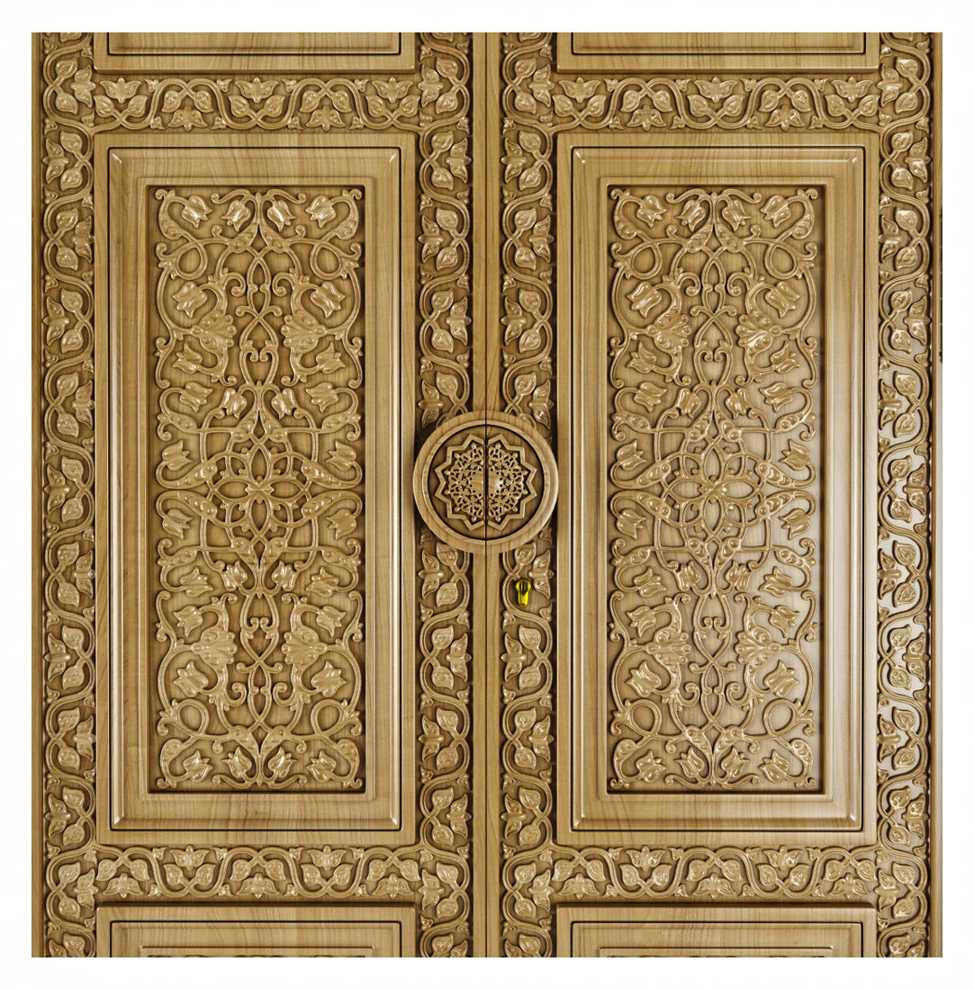 Oriental Arabic Door 3D model_1