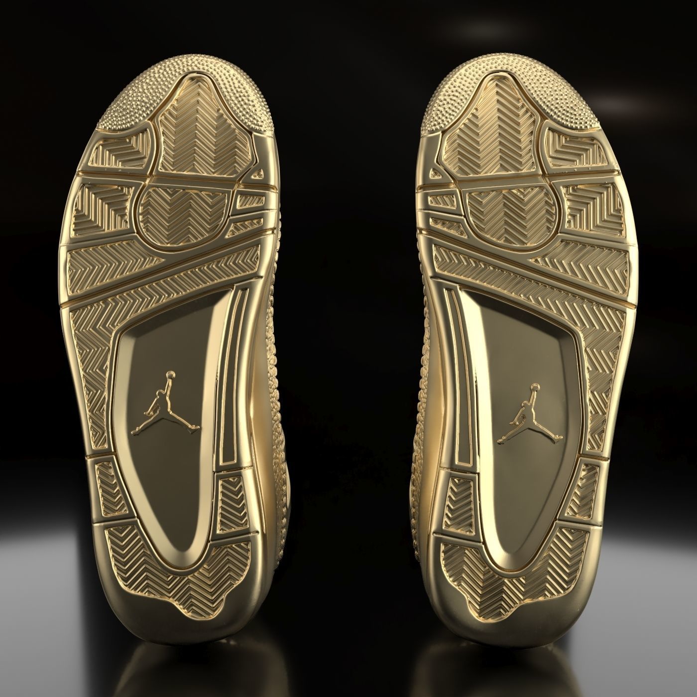 Air Jordan 4  3D print model_4