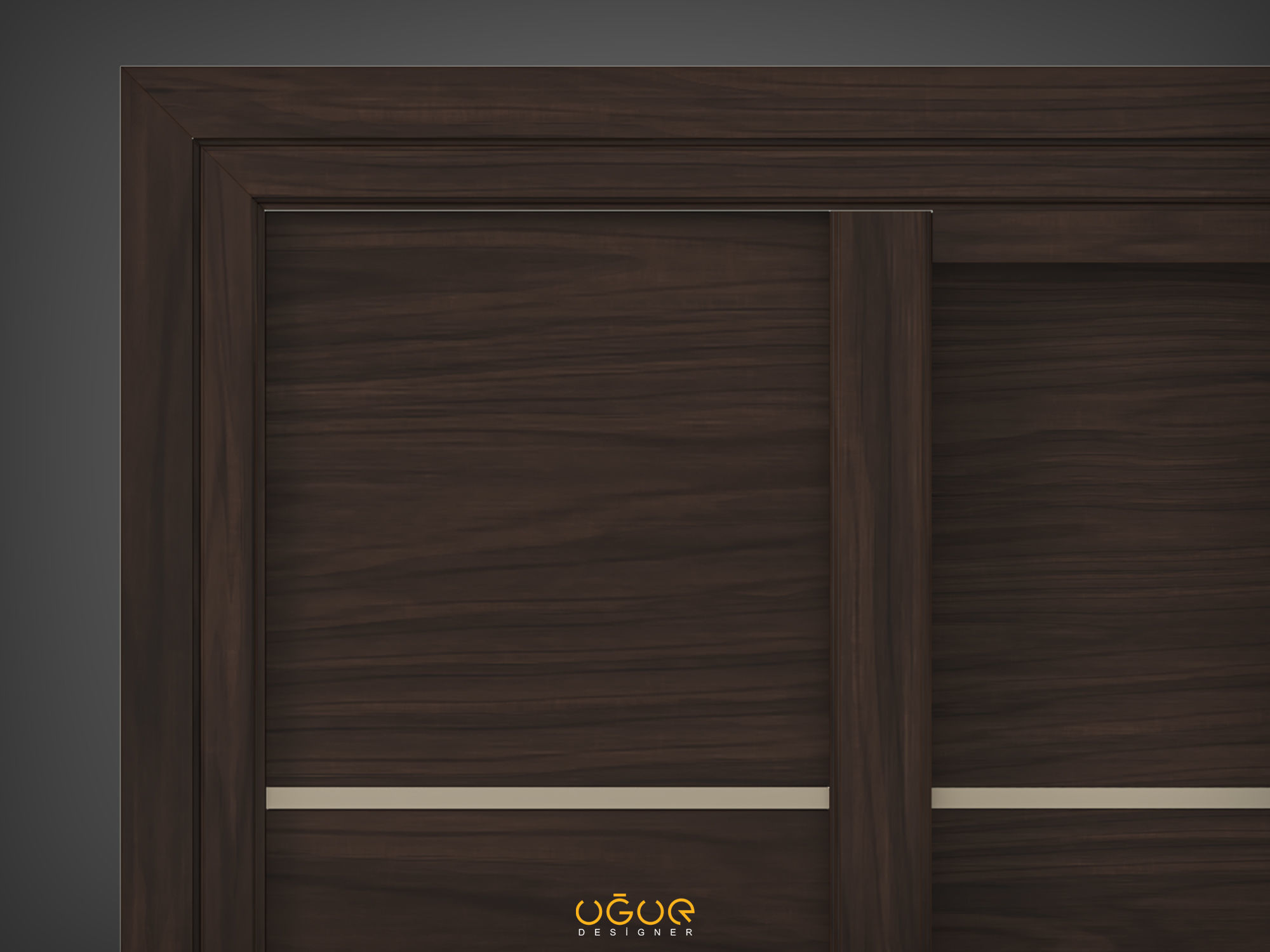 Door 3d Model modern front Free 3D model_5