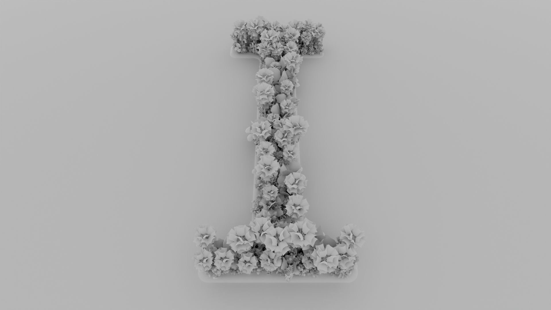 I Alphabet Island 3D model_4