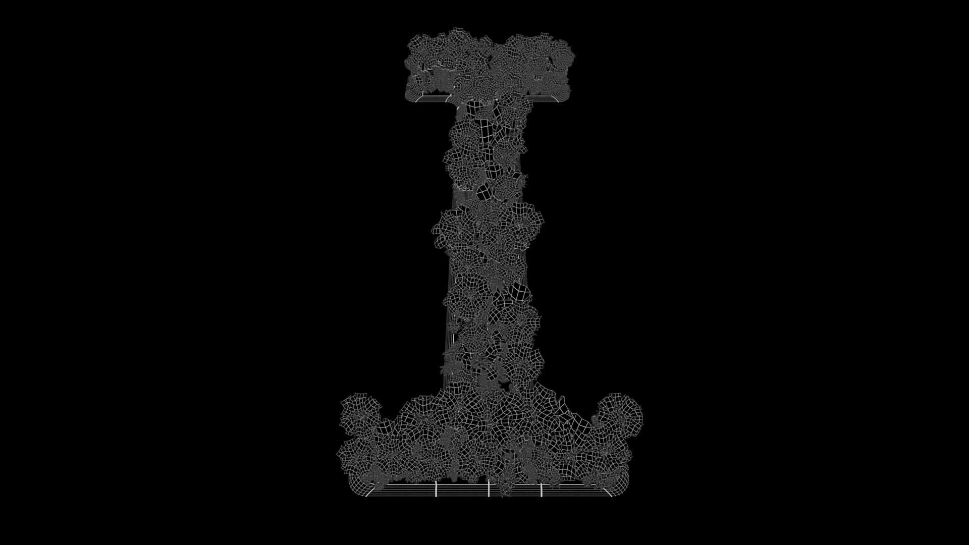 I Alphabet Island 3D model_5