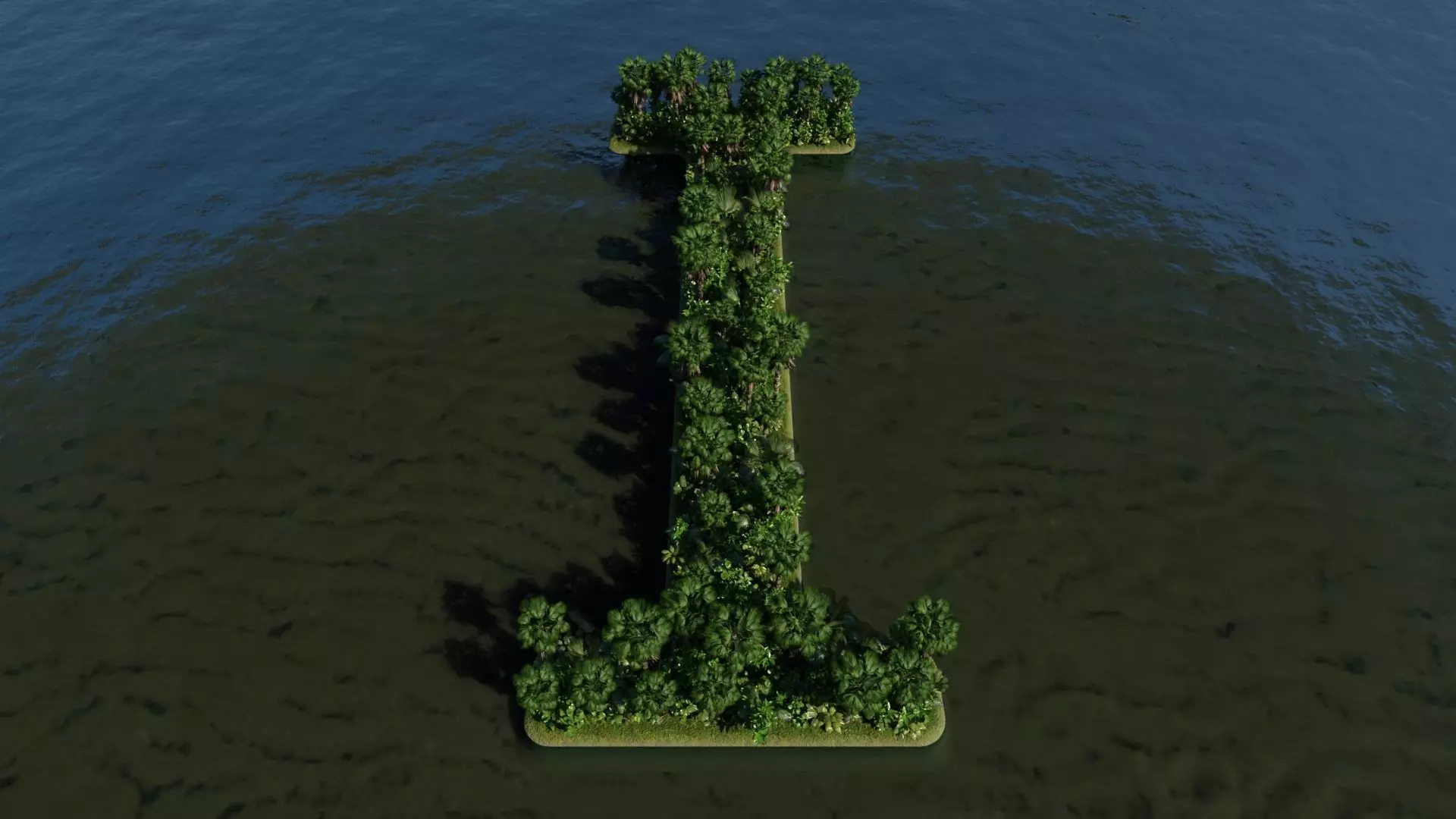 I Alphabet Island 3D model_0