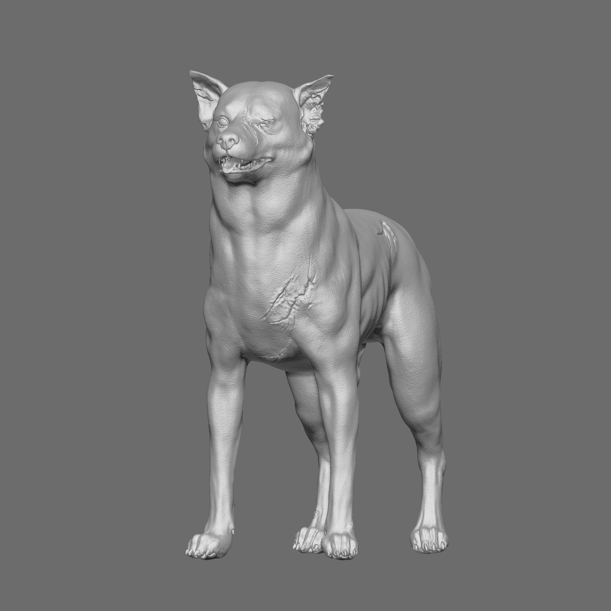 Dog 3D Printable Model 3D print model_4