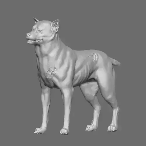 Dog 3D Printable Model