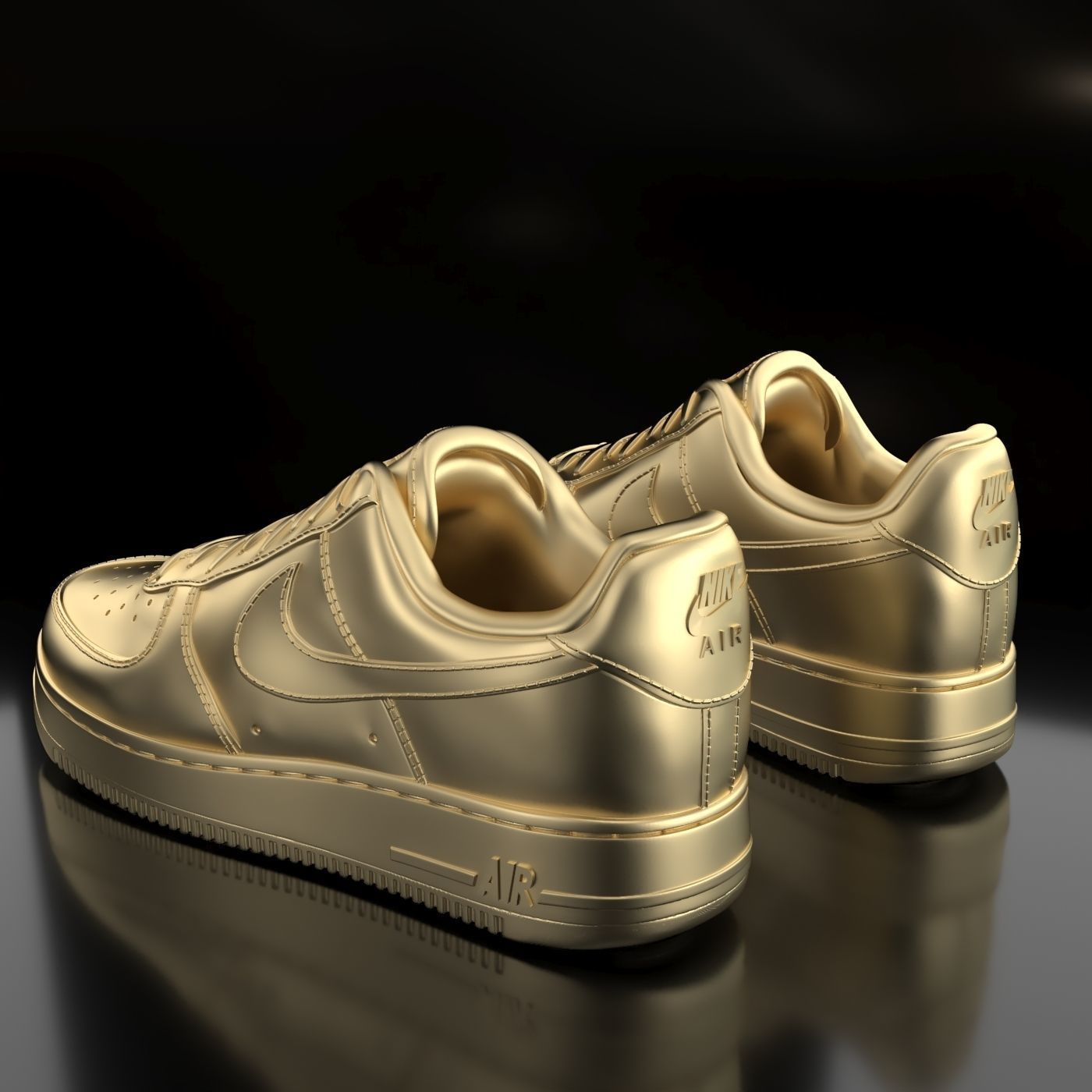 Air Force 1 Low 3D print model_3