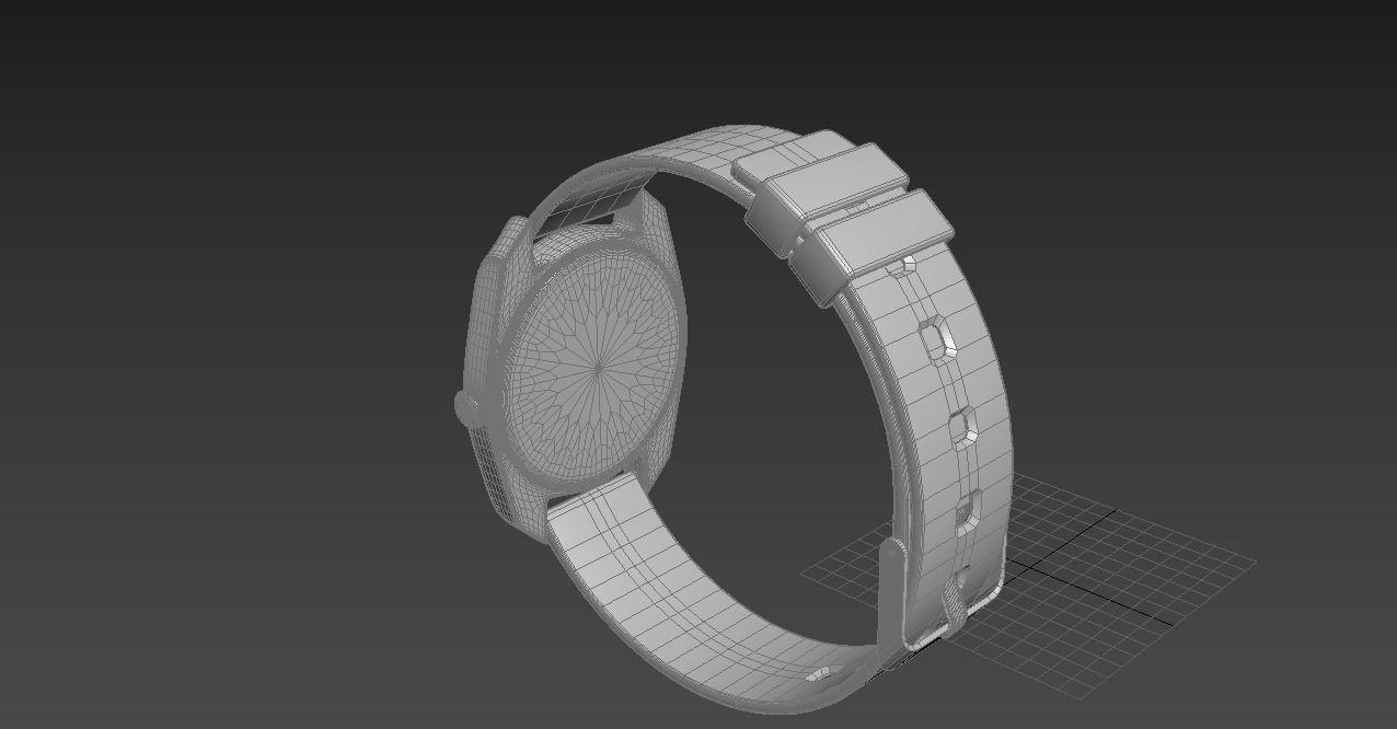 Minimalist Wrist Watch 3D model_6