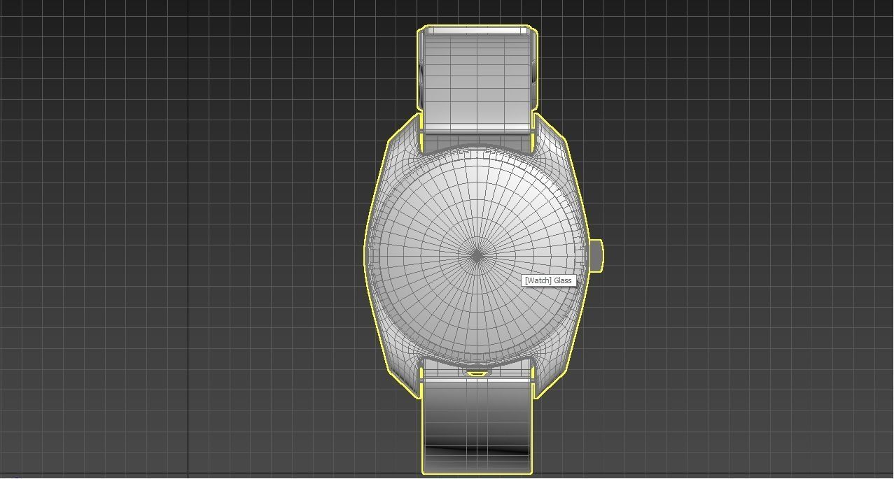 Minimalist Wrist Watch 3D model_5