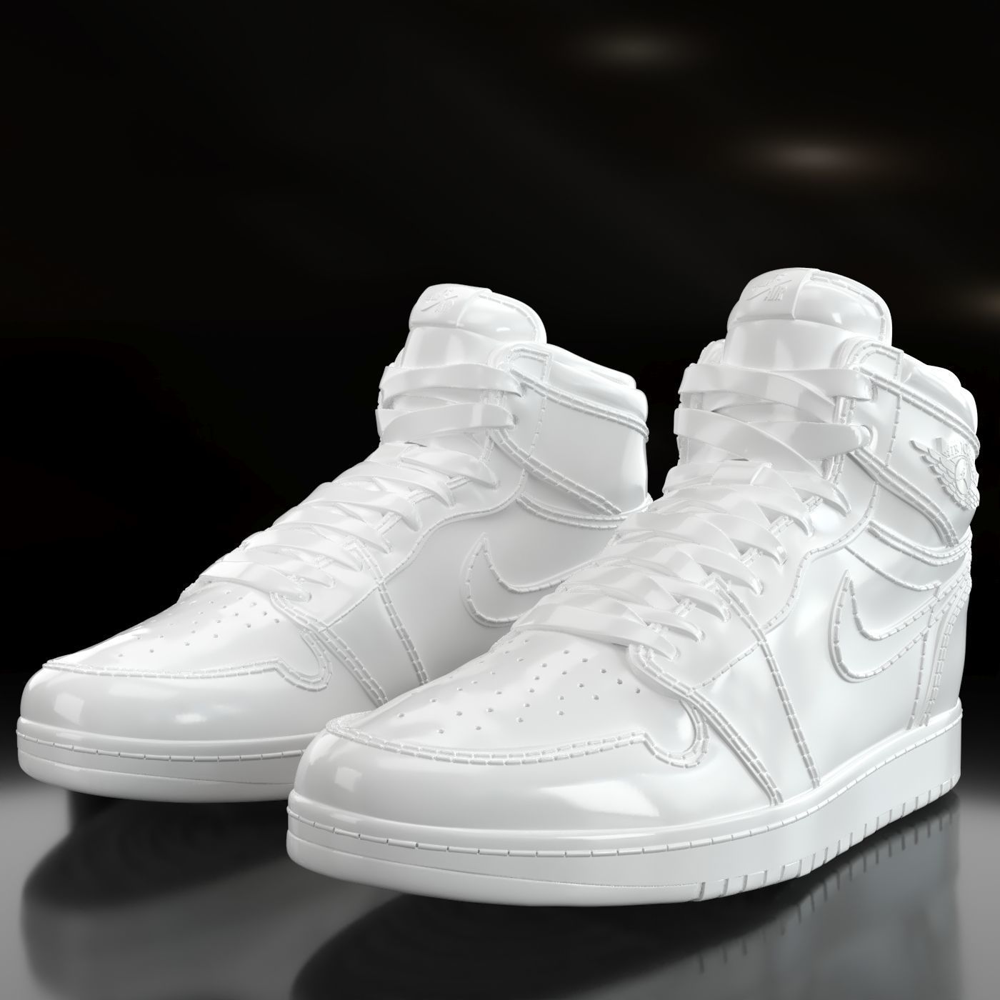 Air Jordan 1  3D print model_2