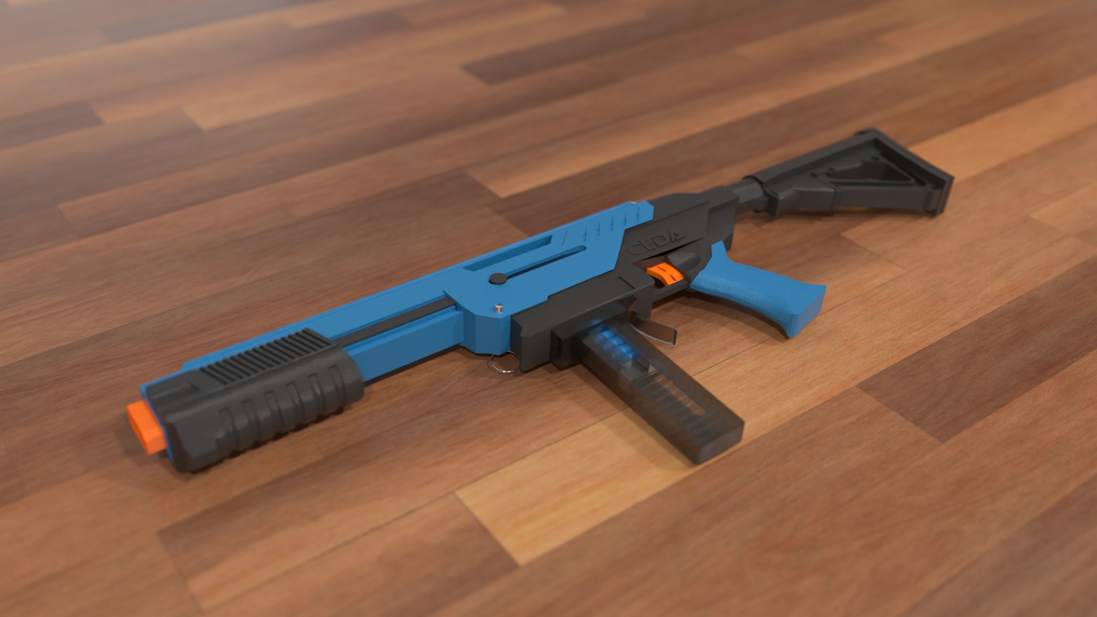 3D model Jet Blaster Ceda Model S Nerf Gun VR / AR / lowpoly CGTrader