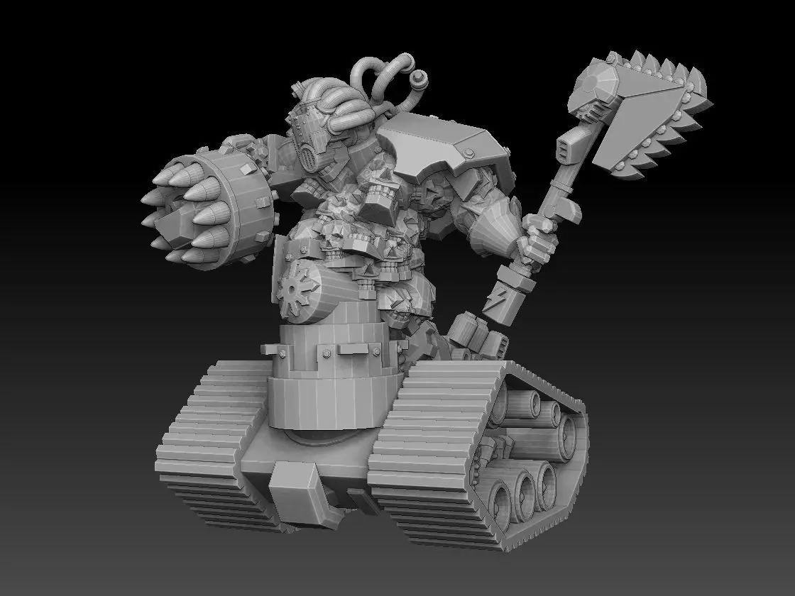 Tank Demon 3D print model_0