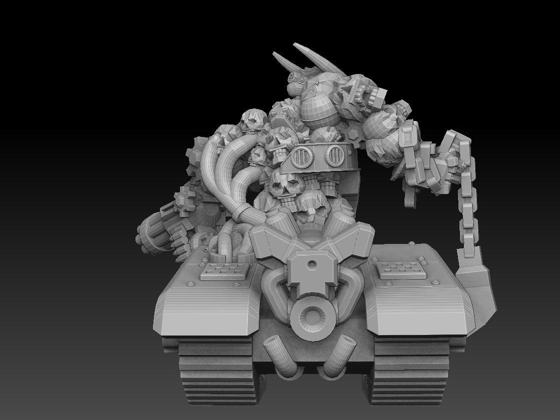 Tank Demon Megapack 3D print model_5