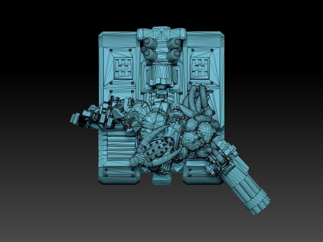 Tank Demon Megapack 3D print model_29