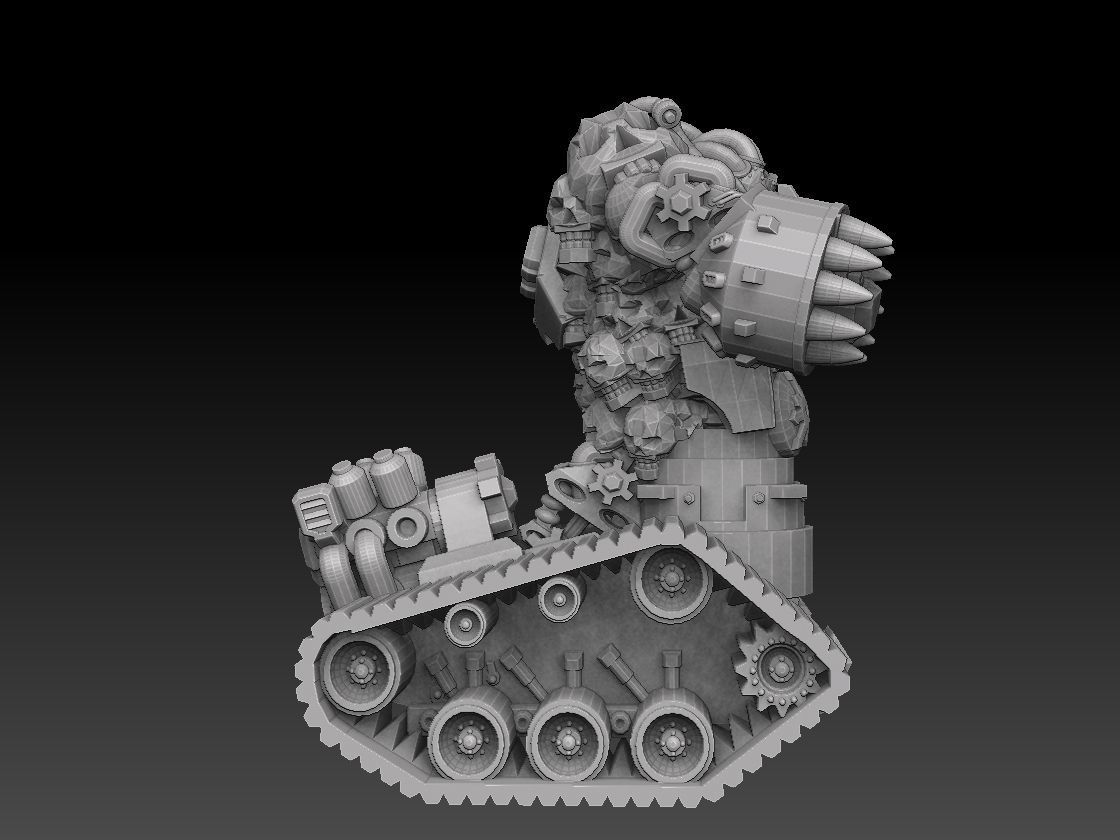 Tank Demon Megapack 3D print model_7
