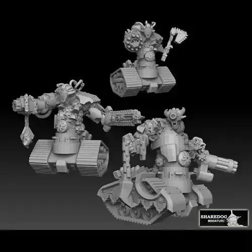 Tank Demon Megapack 3D print model