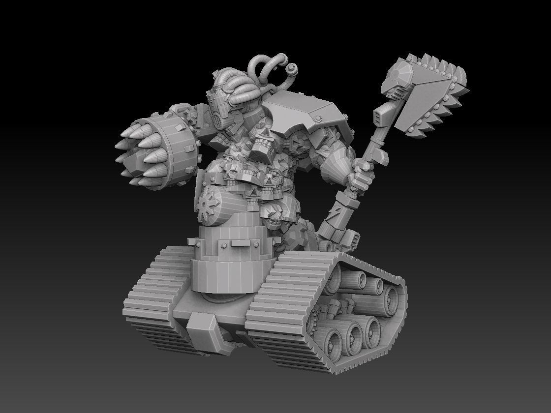 Tank Demon Megapack 3D print model_6