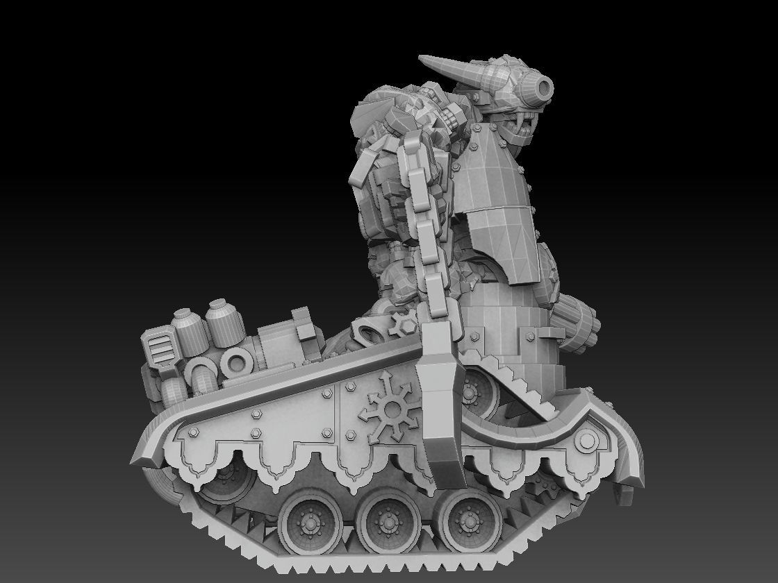 Tank Demon Megapack 3D print model_18
