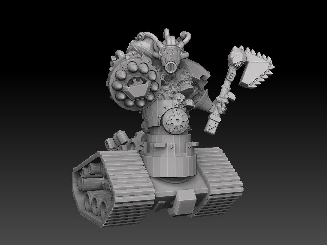 Tank Demon Megapack 3D print model_2