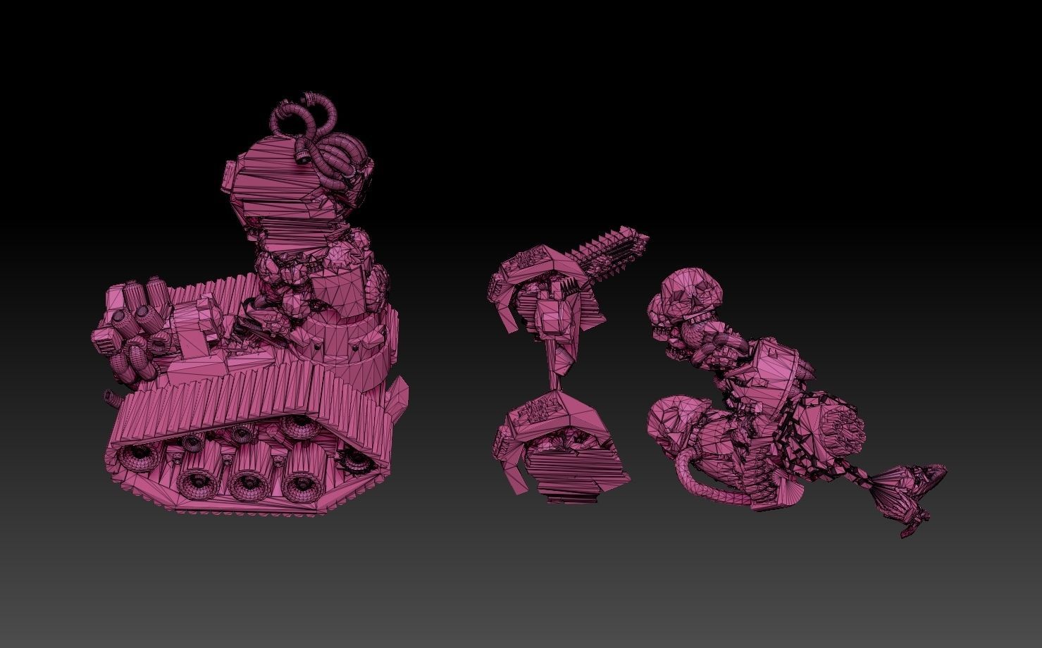 Tank Demon Megapack 3D print model_26