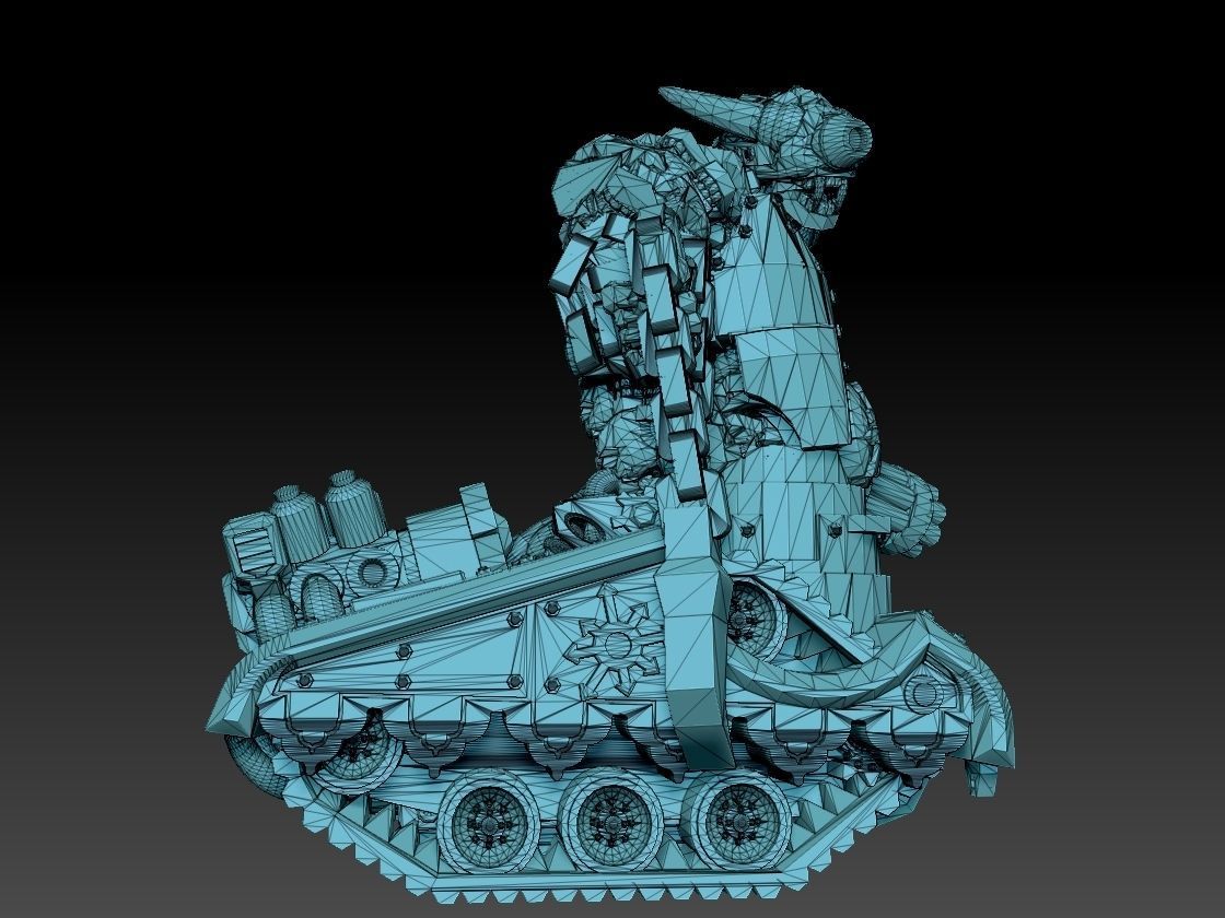 Tank Demon Megapack 3D print model_27