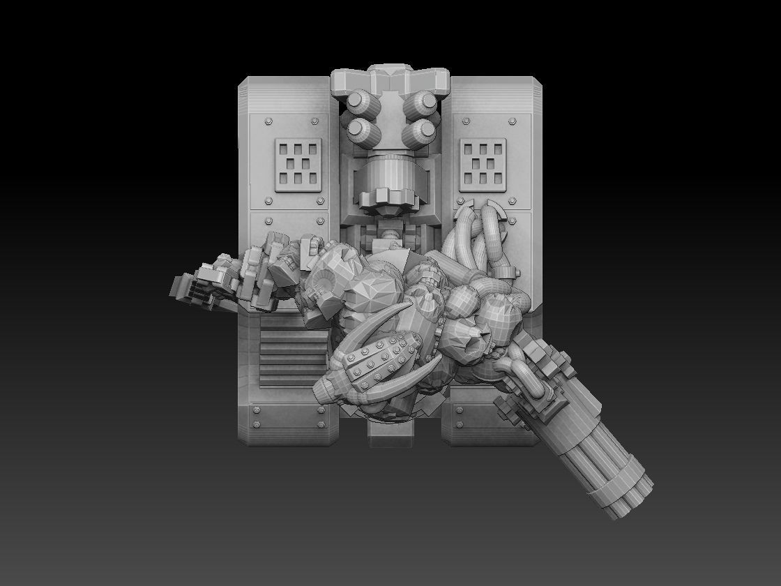 Tank Demon Megapack 3D print model_22