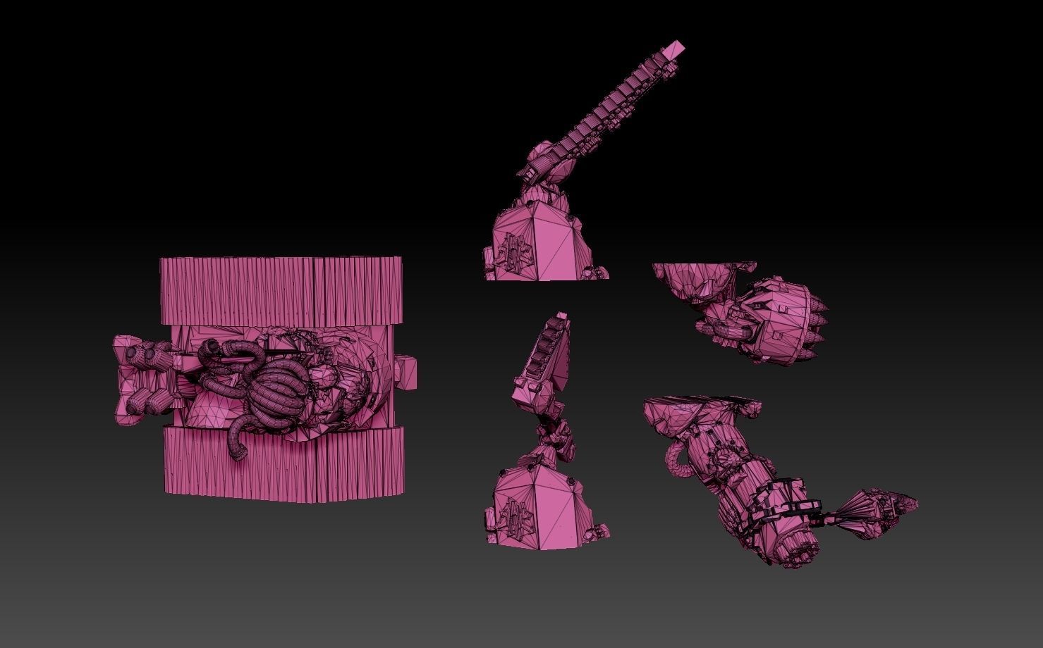 Tank Demon Megapack 3D print model_24