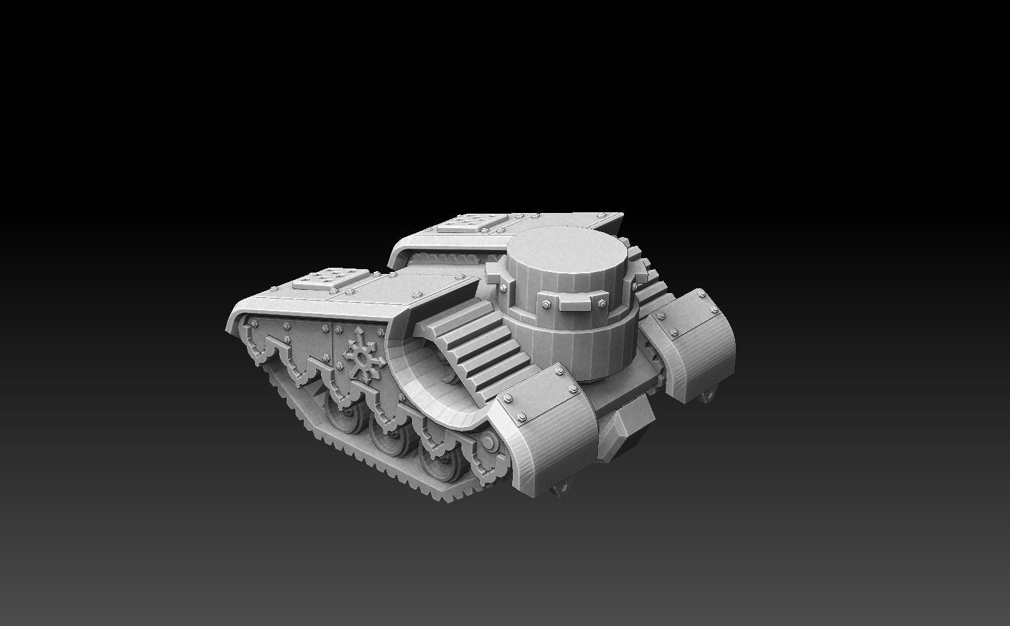 Tank Demon Megapack 3D print model_33