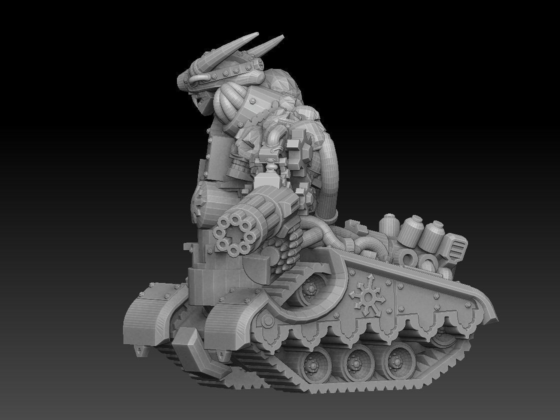 Tank Demon Megapack 3D print model_17