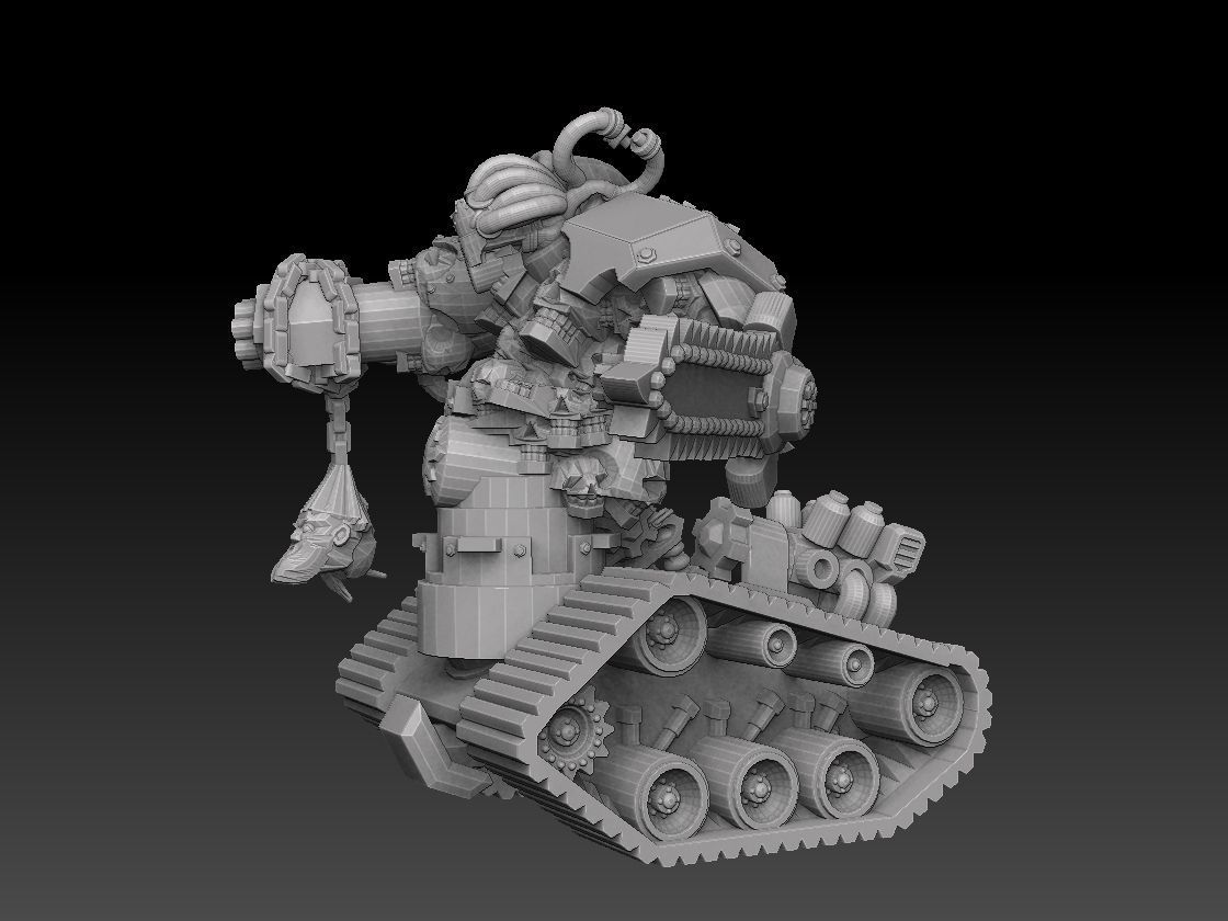 Tank Demon Megapack 3D print model_15