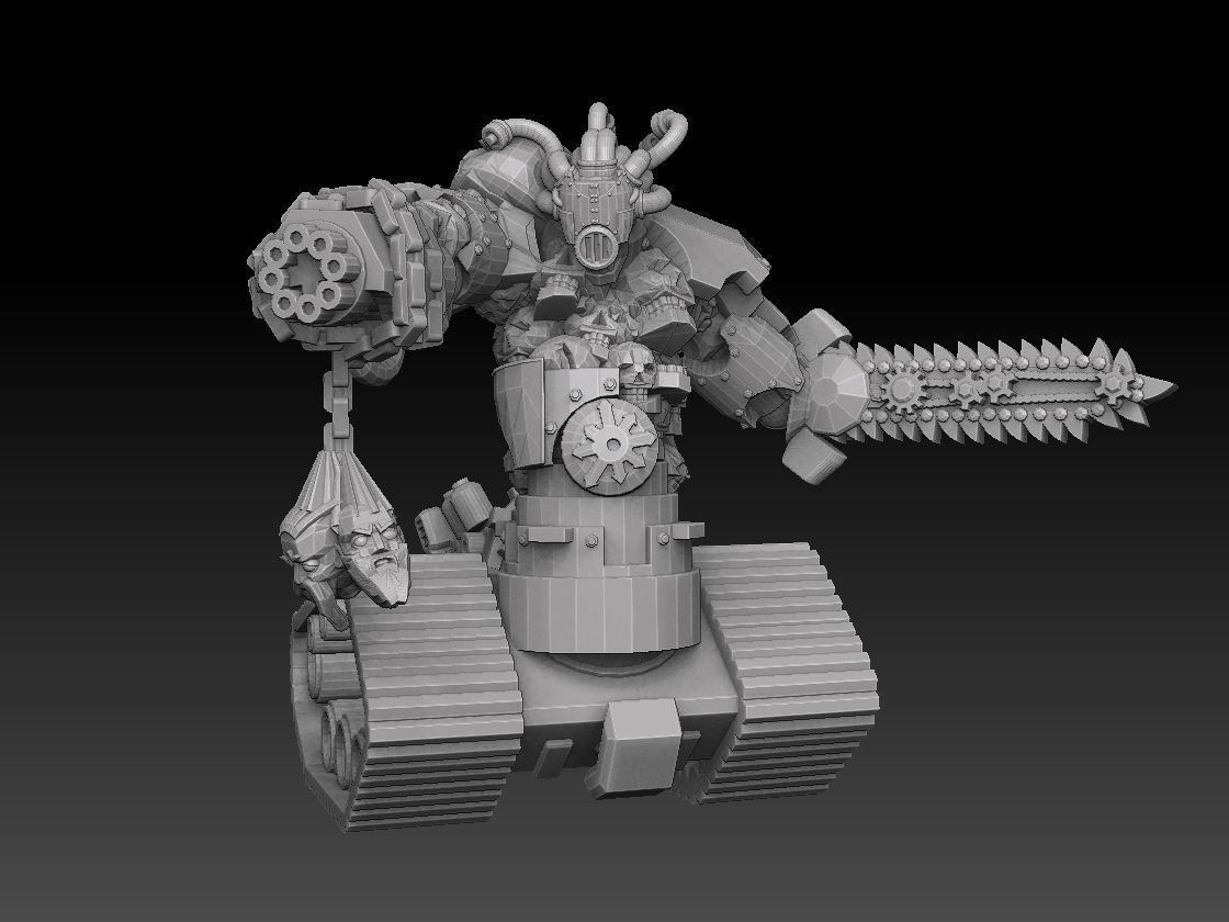 Tank Demon Megapack 3D print model_1
