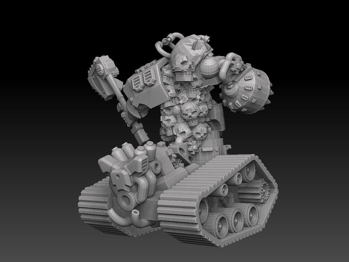 Tank Demon Megapack 3D print model_9