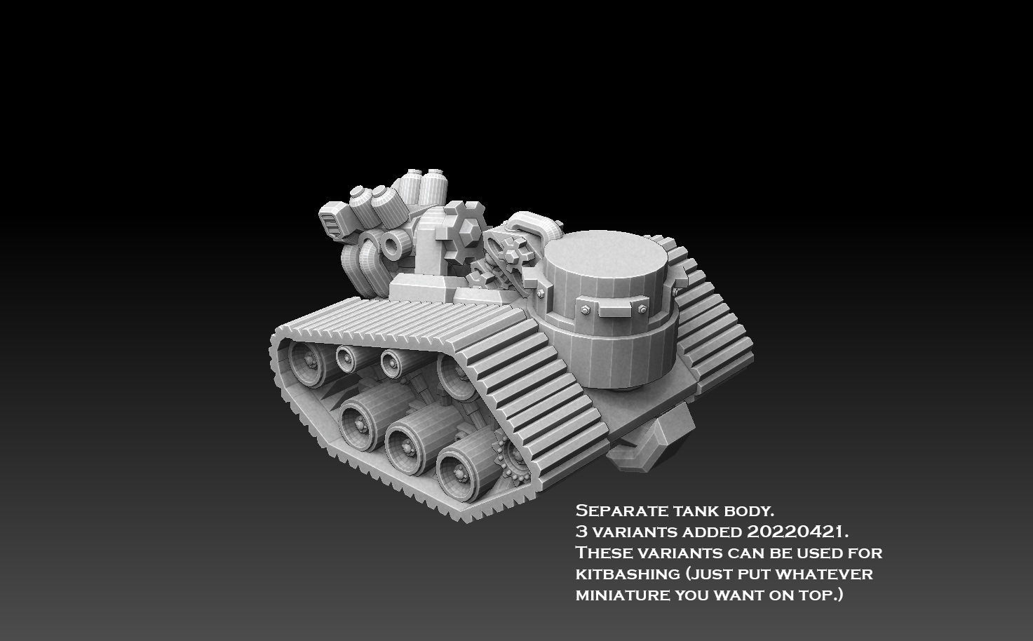 Tank Demon Megapack 3D print model_34