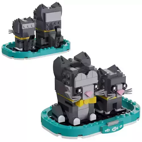 Lego BrickHeadz - 40441 Cat and Kitten