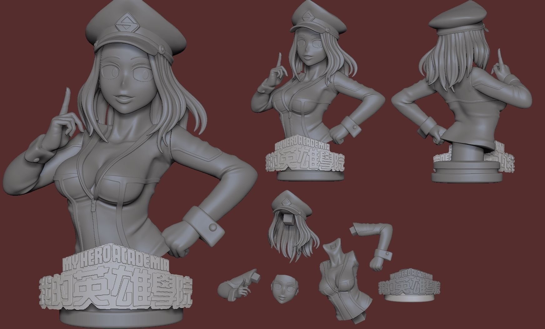 Camie Utsushimi MHA My Hero Academia 3D print model_4